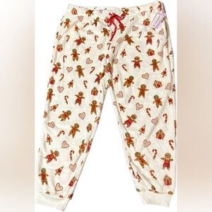 Gingerbread Print Women's Pajama Pants